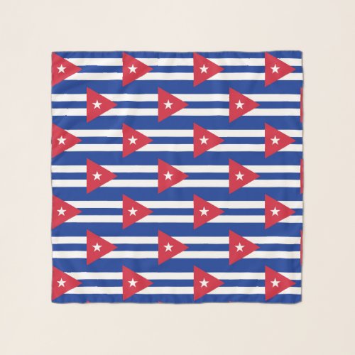 Square Scarf with flag of Cuba