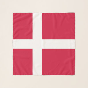 Square Scarf with flag of Denmark