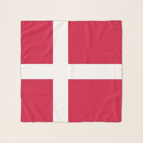 Square Scarf with flag of Denmark