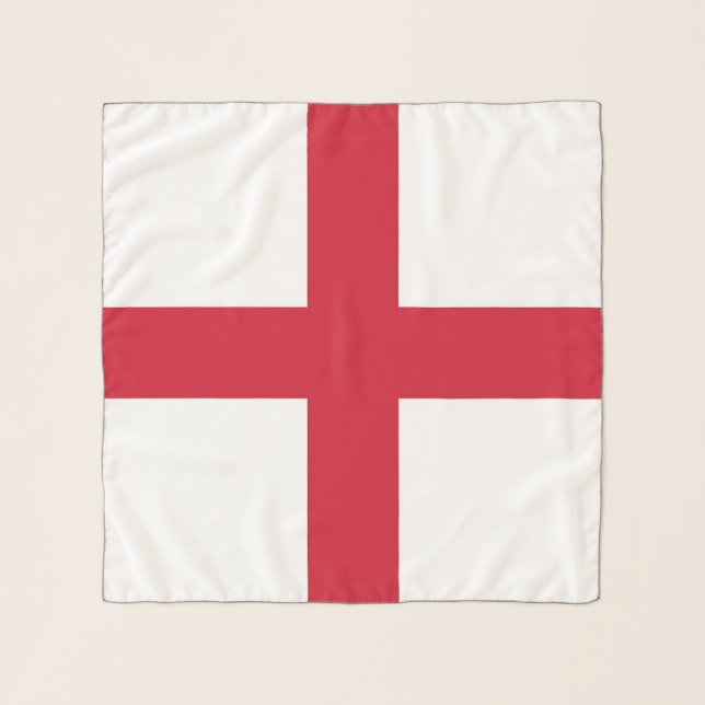 Square Scarf with flag of England, United Kingdom (Front)
