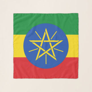 Square Scarf with flag of Ethiopia
