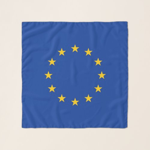 Square Scarf with flag of European Union
