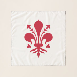 Square Scarf with flag of Florence, Italy