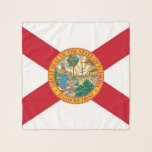 Square Scarf with flag of Florida State, USA<br><div class="desc">Add a touch of Florida pride to your wardrobe with our exclusive square scarf featuring the flag of Florida! Crafted with meticulous attention to detail, this square scarf is more than just a stylish accessory; it’s a celebration of Florida's heritage and cultural pride. The elegant design proudly showcases the iconic...</div>