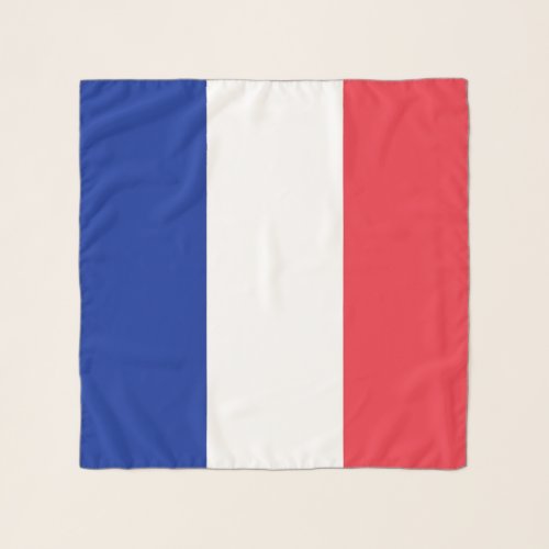 Square Scarf with flag of France