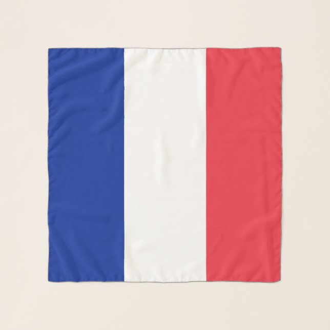 Square Scarf with flag of France (Front)