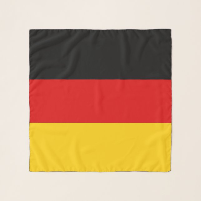 Square Scarf with flag of Germany (Front)