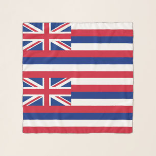 Square Scarf with flag of Hawaii State, USA