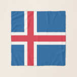 Square Scarf with flag of Iceland<br><div class="desc">Add a touch of Icelandic pride to your wardrobe with our elegant Square Scarf featuring the flag of Iceland! Crafted with meticulous attention to detail, this stylish scarf is more than just an accessory; it’s a celebration of Iceland’s heritage and cultural pride. The bold design prominently displays the iconic Icelandic...</div>