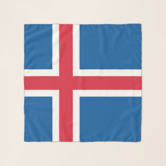 Square Scarf with flag of Iceland