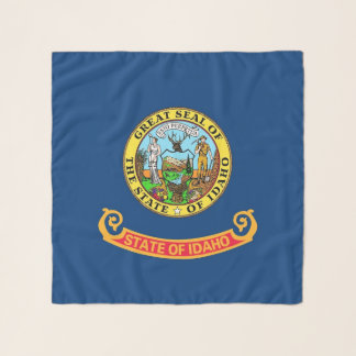 Square Scarf with flag of Idaho State, USA