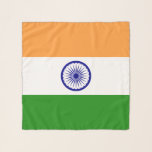 Square Scarf with flag of India<br><div class="desc">Add a touch of elegance and cultural pride to your wardrobe with our beautiful square scarf featuring the flag of India! This stylish scarf is designed to be both a fashionable accessory and a vibrant representation of Indian heritage. Perfect for any occasion, this India-themed square scarf allows you to express...</div>