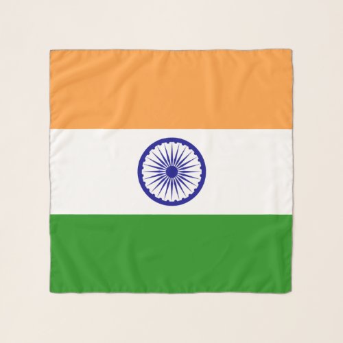 Square Scarf with flag of India