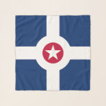 Square Scarf with flag of Indianapolis City, USA<br><div class="desc">Patriotic,  elegant square scarf with flag of Indianapolis City,  United States of America. This product its customizable.</div>