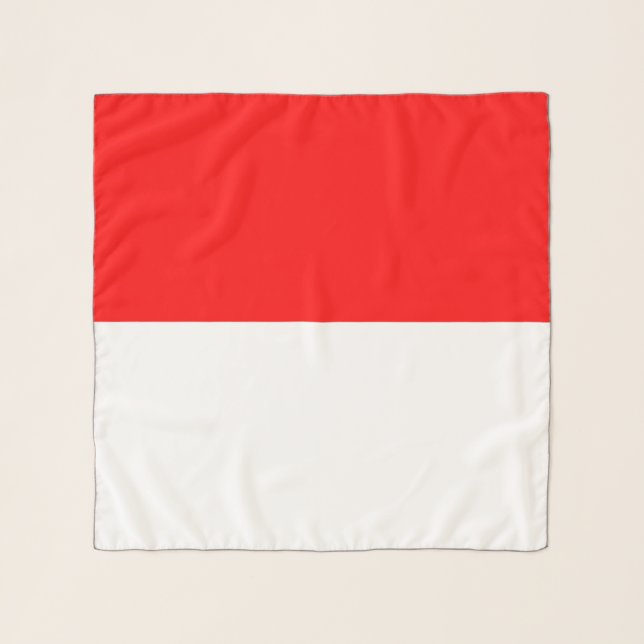Square Scarf with flag of Indonesia (Front)
