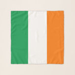 Square Scarf with flag of Ireland<br><div class="desc">Patriotic,  elegant square scarf with flag of Ireland. This product its customizable.</div>
