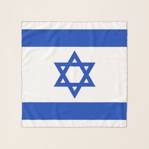 Square Scarf with flag of Israel