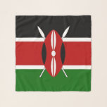 Square Scarf with flag of Kenya<br><div class="desc">Elevate your style with our square scarf featuring the vibrant flag of Kenya design! This versatile and elegant scarf is crafted from premium-quality fabric, offering a soft and smooth texture that’s gentle on the skin. The bold and colorful Kenyan flag is beautifully displayed across the scarf, making it a striking...</div>