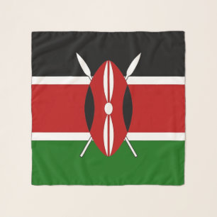 Square Scarf with flag of Kenya