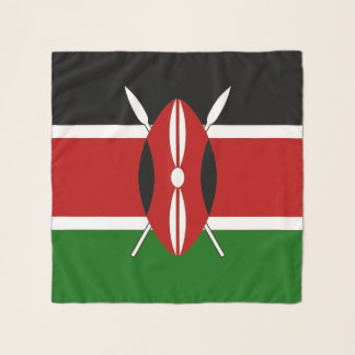 Square Scarf with flag of Kenya