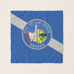 Square Scarf with flag of Las Vegas City, USA