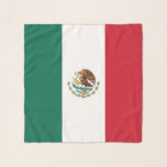 Square Scarf with flag of Mexico<br><div class="desc">Elevate your style with our square scarf featuring the flag of Mexico! This chic scarf is not just an accessory; it’s a bold expression of your love for Mexican culture. Crafted from lightweight, high-quality fabric, it showcases the vibrant colors and emblem of the Mexican flag, making it a standout piece...</div>