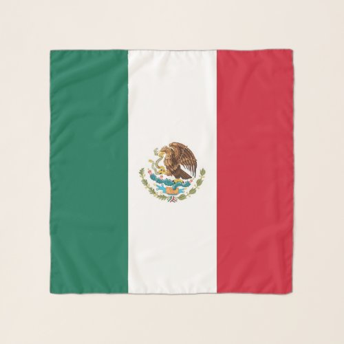 Square Scarf with flag of Mexico