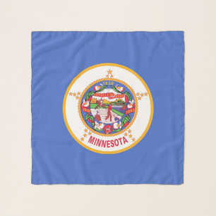 Square Scarf with flag of Minnesota State, USA