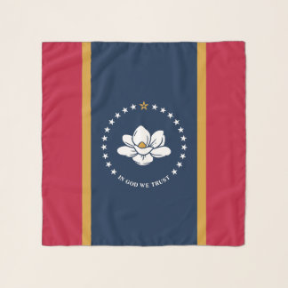 Square Scarf with flag of Mississippi, USA