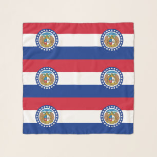 Square Scarf with flag of Missouri State, USA