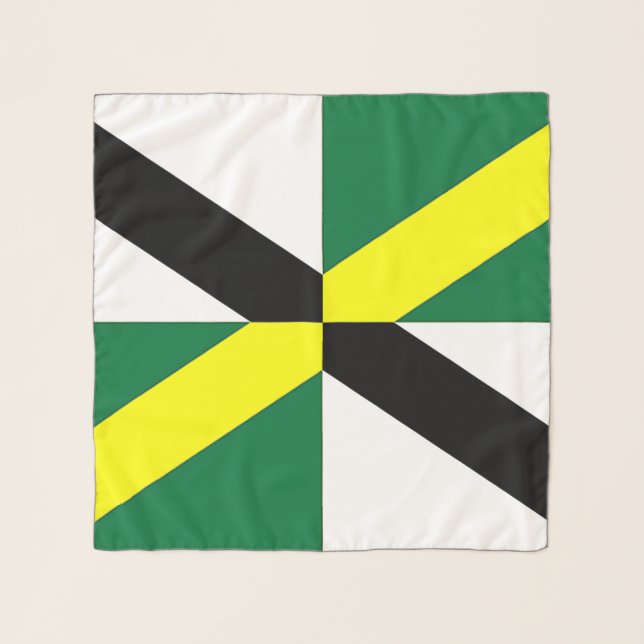 Square Scarf with flag of Monterey City, USA (Front)