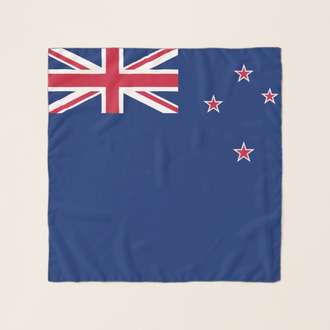 Square Scarf with flag of New Zealand (Front)