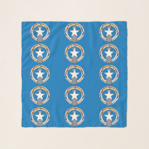 Square Scarf with flag of Northern Mariana Islands