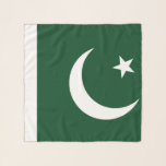 Square Scarf with flag of Pakistan<br><div class="desc">Add a vibrant touch of Pakistani pride to your wardrobe with our exclusive square scarf featuring the flag of Pakistan! Crafted with care and attention to detail, this scarf is more than just a stylish accessory; it’s a celebration of Pakistan’s heritage and cultural pride. The striking design prominently displays the...</div>