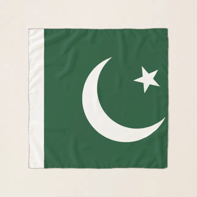 Pakistan R 644 Square Scarf with flag of Pakistan | Zazzle