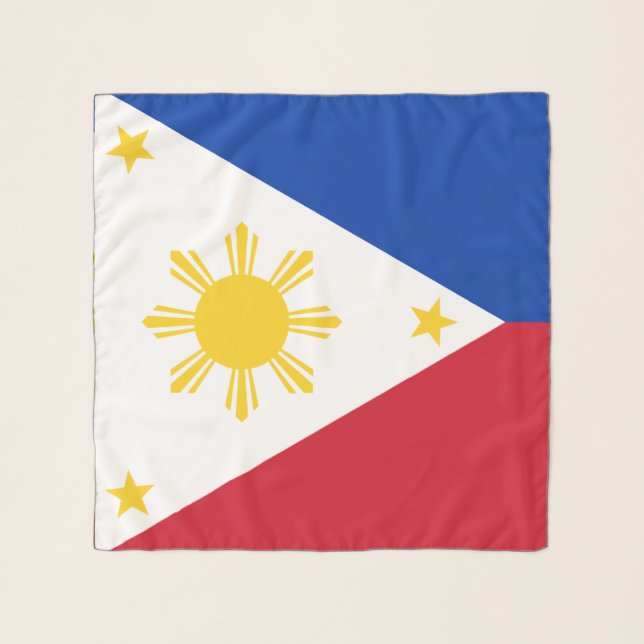 Square Scarf with flag of Philippines (Front)