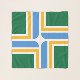 Square Scarf with flag of Portland City, USA