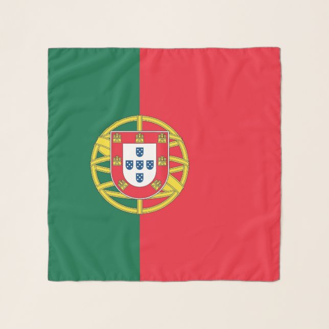 Square Scarf with flag of Portugal (Front)