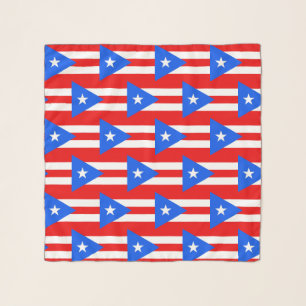 Square Scarf with flag of Puerto Rico, USA