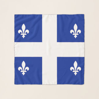 Square Scarf with flag of Quebec, Canada