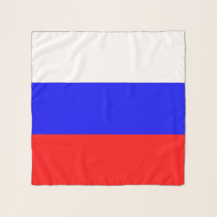 Square Scarf with flag of Russia