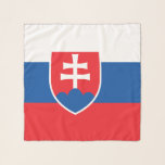 Square Scarf with flag of Slovakia<br><div class="desc">Add a touch of Slovak pride to your wardrobe with our exclusive Square Scarf featuring the flag of Slovakia! Crafted with care and attention to detail, this scarf is more than just a stylish accessory; it’s a celebration of Slovakia’s rich heritage and cultural pride. The bold design prominently displays the...</div>