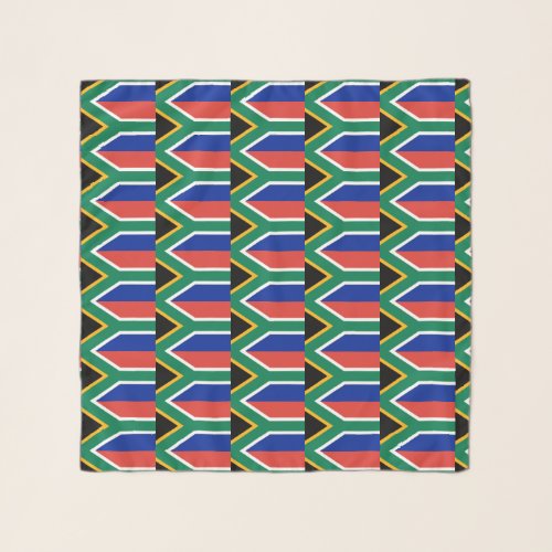 Square Scarf with flag of South Africa