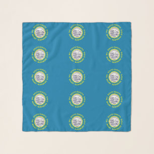 Square Scarf with flag of South Dakota, USA