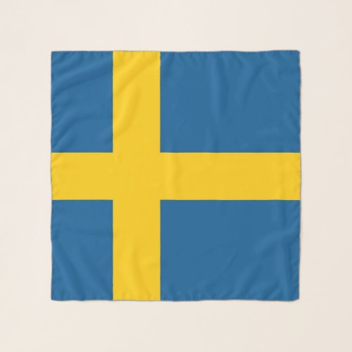 Square Scarf with flag of Sweden