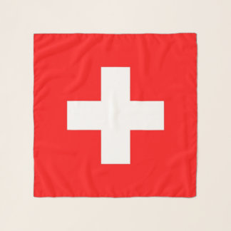 Square Scarf with flag of Switzerland