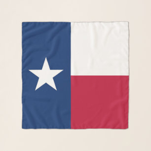 Square Scarf with flag of Texas State, USA