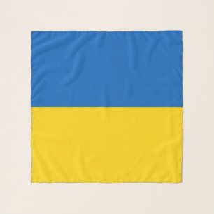 Square Scarf with flag of Ukraine