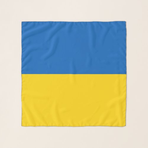 Square Scarf with flag of Ukraine