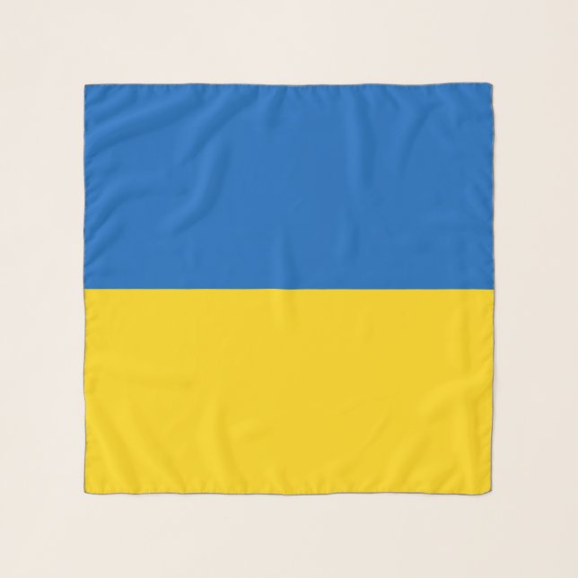 Square Scarf with flag of Ukraine (Front)